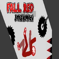 Fall Red Stickman - Github Game - Github Games