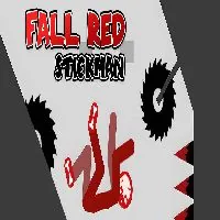 Fall Red Stickman - Github Game - Github Games