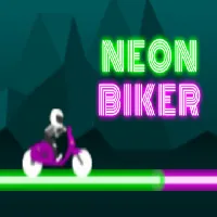 Neon Biker - Github Game - Github Games
