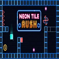 Neon Tile Rush - Github Games